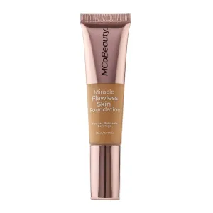 MCoBeauty Miracle Flawless Skin Foundation, 2 Natural Ivory, Natural, Buildable Coverage for All-Day Wear, Vegan, Cruelty Free Cosmetics