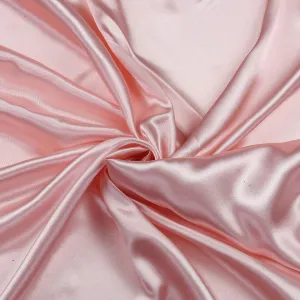 MDS Pack of 5 Yard Charmeuse Satin Fabric for Wedding Arch Drapery Panel Party Event Banquet Decoration Home Curtain Dress DIY Crafts Costumes Apparel Bridal Silky Sateen 44" Wide - Blush Pink