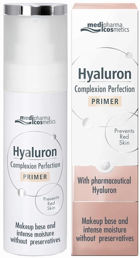 MediPharma Cosmetics Hyaluron Booster Tint Perfection Primer - Provides Even Complexion & Moisture - Reduces Wrinkles & Pores - Suitable For All Skin Types - 30 ML