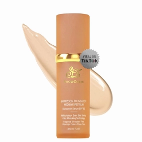 Medium/Light Spectrum-Color Changing Foundation 4 in 1 -with SPF 50 ,Hydrating Longwearing & Waterproof，Makeup Care (light spectrum - for people with fa, 1.2oz)
