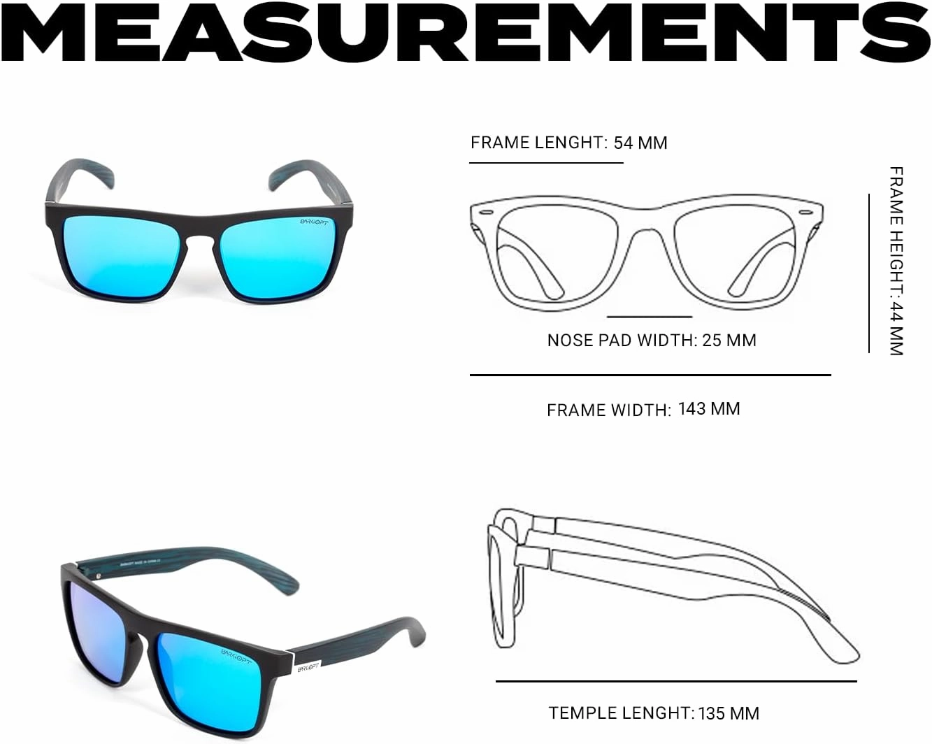 Men's Square Sunglasses Polarized Sunglasses Men Polarized UV Protection Mens Polarized Sunglasses Sport