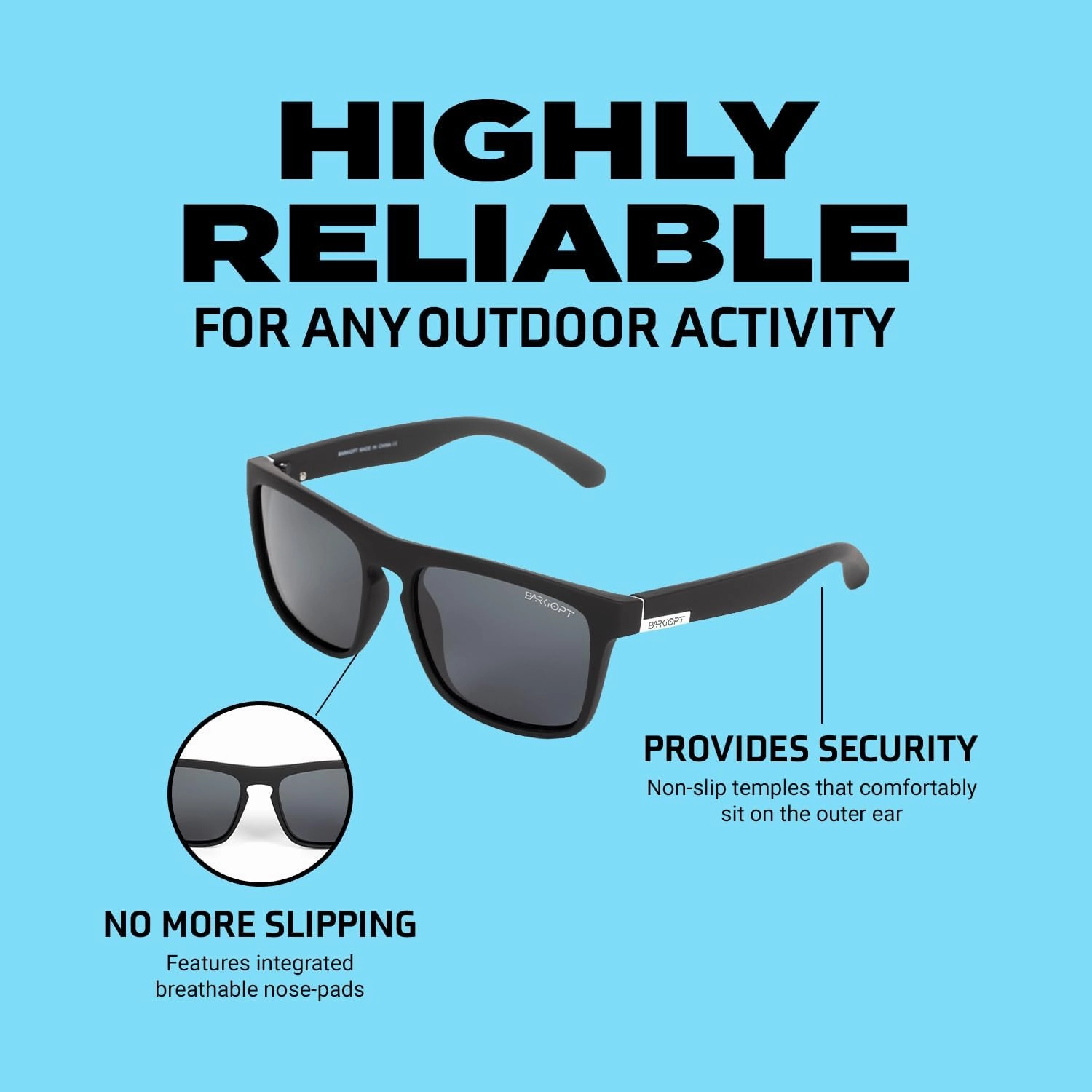 Men's Square Sunglasses Polarized Sunglasses Men Polarized UV Protection Mens Polarized Sunglasses Sport