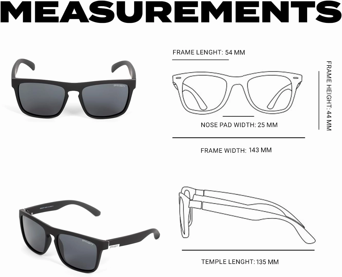 Men's Square Sunglasses Polarized Sunglasses Men Polarized UV Protection Mens Polarized Sunglasses Sport