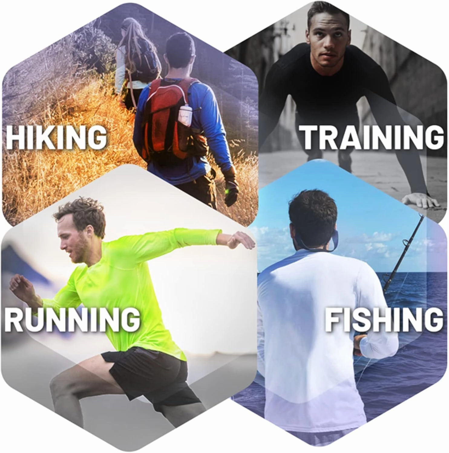 Mens 50  UPF Long Sleeve Shirt, Sun Protection Shirts UV Outdoor Lightweight Fishing T-Shirt for Hiking Swimming Rash Guard