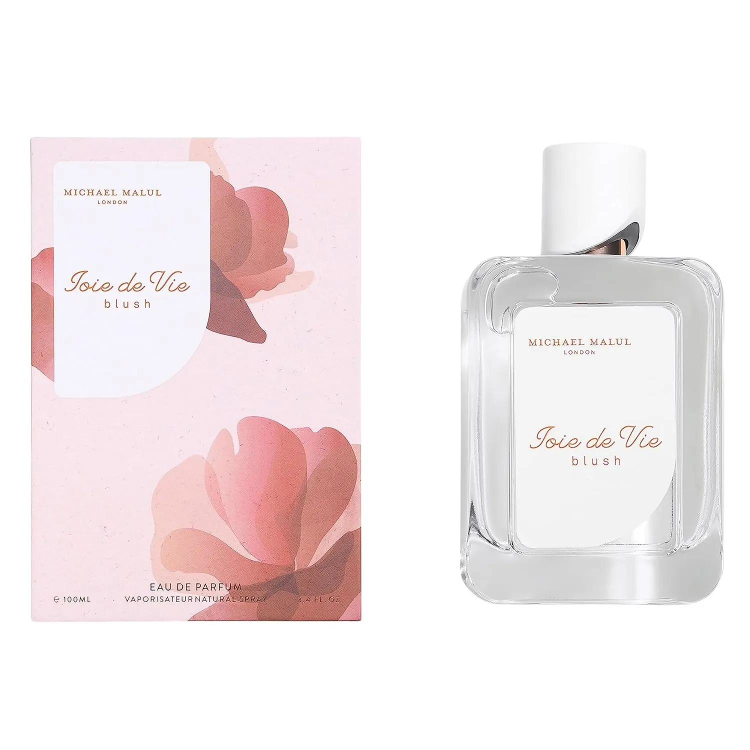 Michael Malul Joie de Vie Blush Eau de Parfum for Women - 100ml | 3.4oz