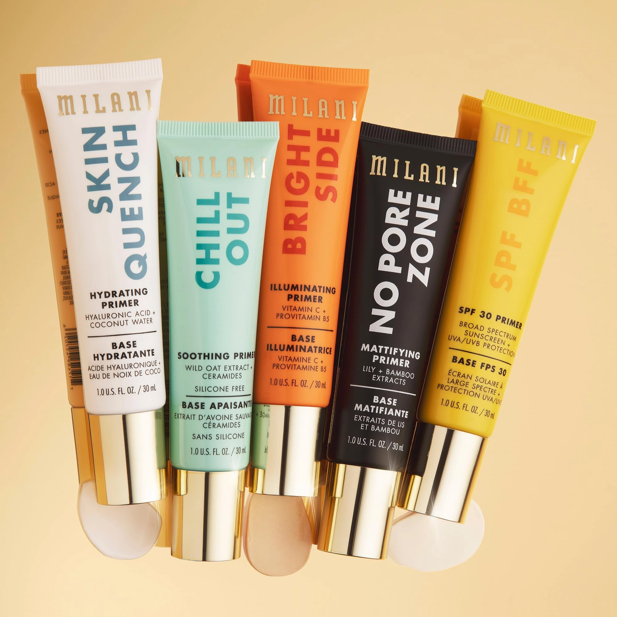 Milani Face Primer for Makeup (Brightening & Illuminating, 1.0 Fl. Oz)