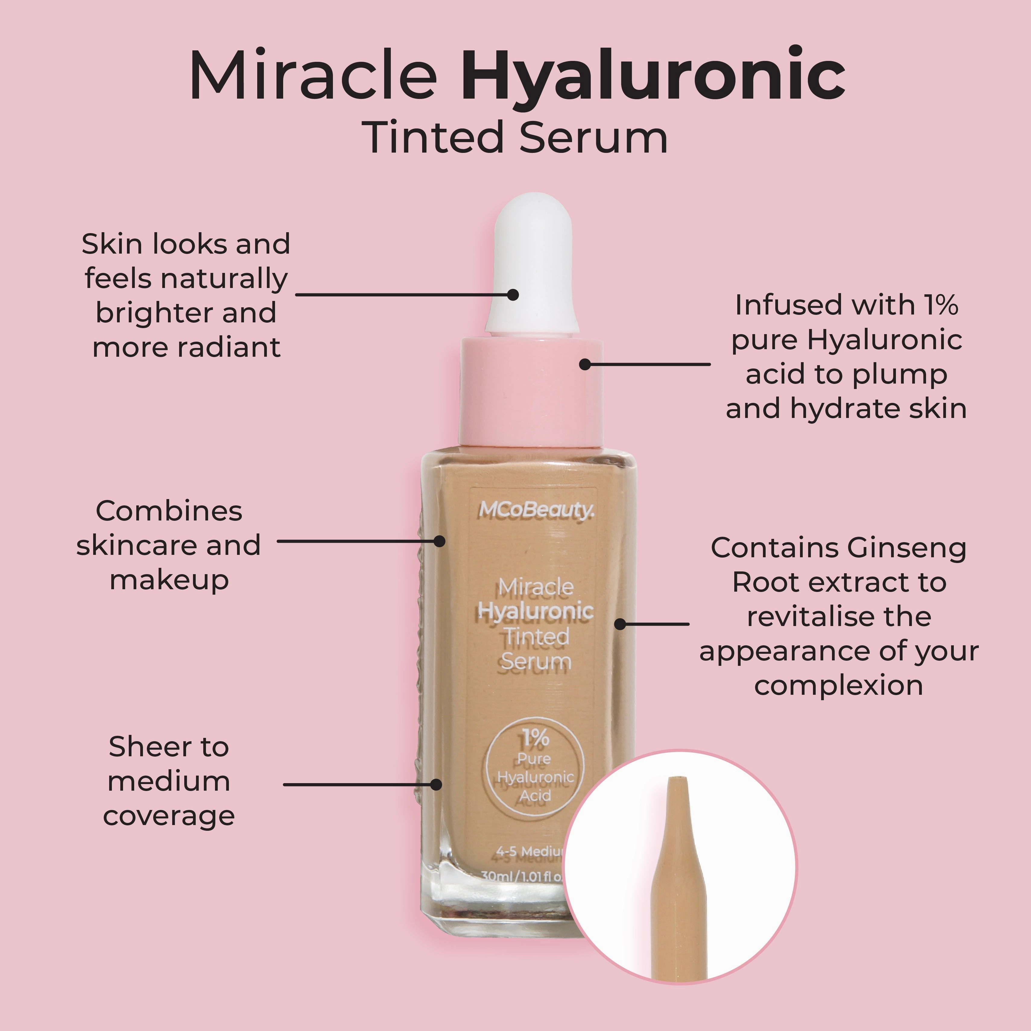 Miracle Hyaluronic Tinted Serum