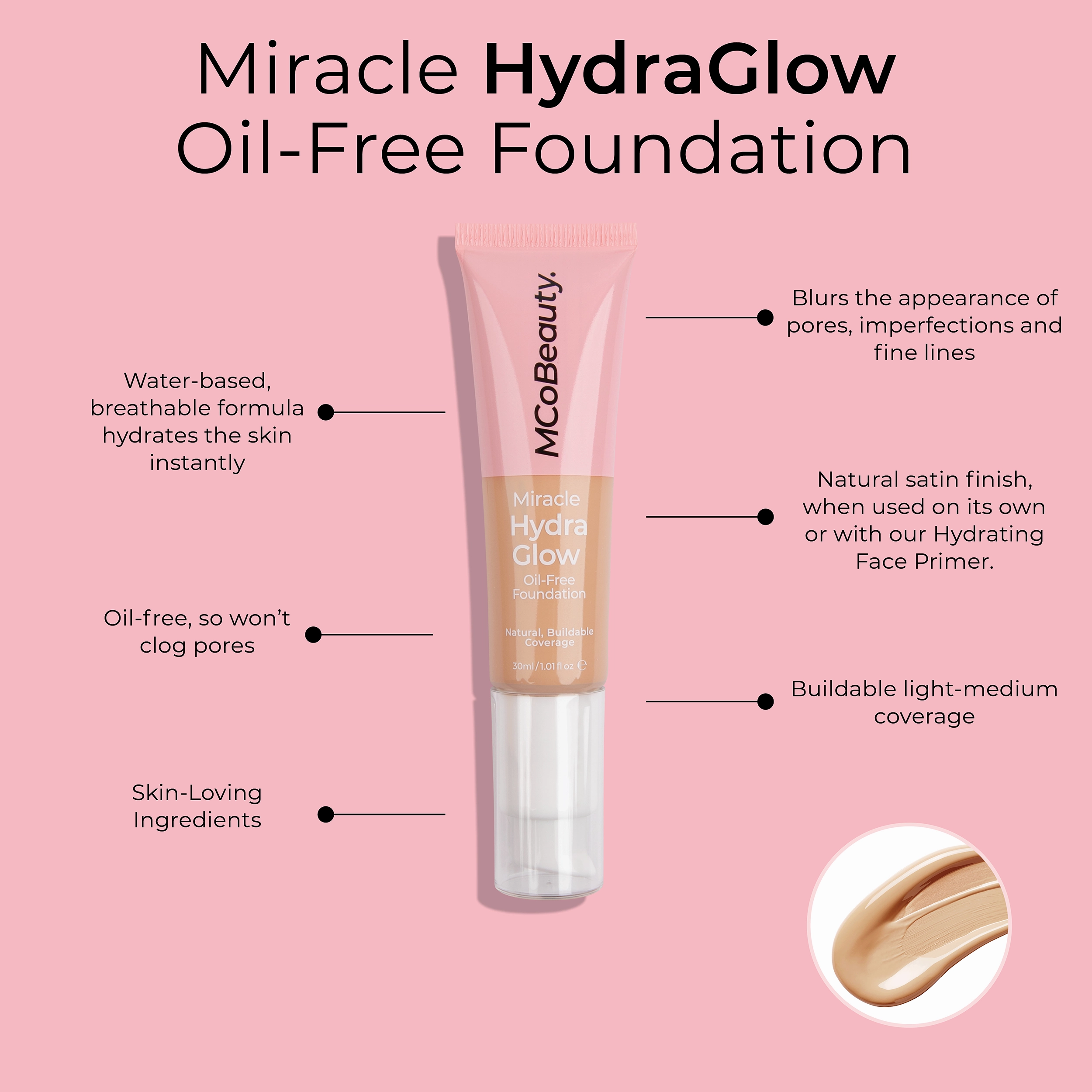 Miracle Hydra Glow Oil-Free Foundation