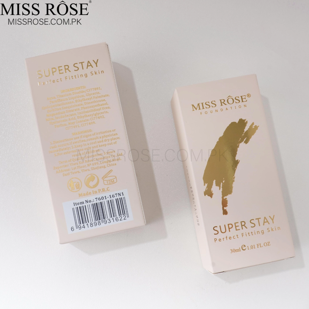 Miss Rose Super Stay Foundation – Perfect Fitting Skin