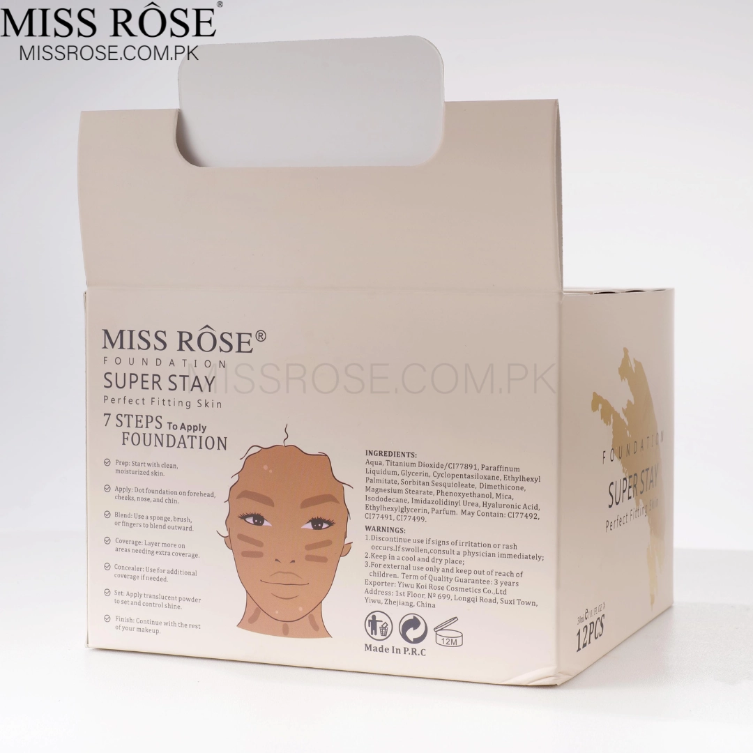 Miss Rose Super Stay Foundation – Perfect Fitting Skin