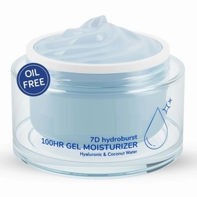 Mo.ody 7.D Hydro Burst Oil-Free Water Gel Face Moisturizer with Hyaluronic Acid, Ceramides & Peptides for 100HR Hydration | Skin Barrier Repair Cream For All Skin Types | Men & Women, 50 ml