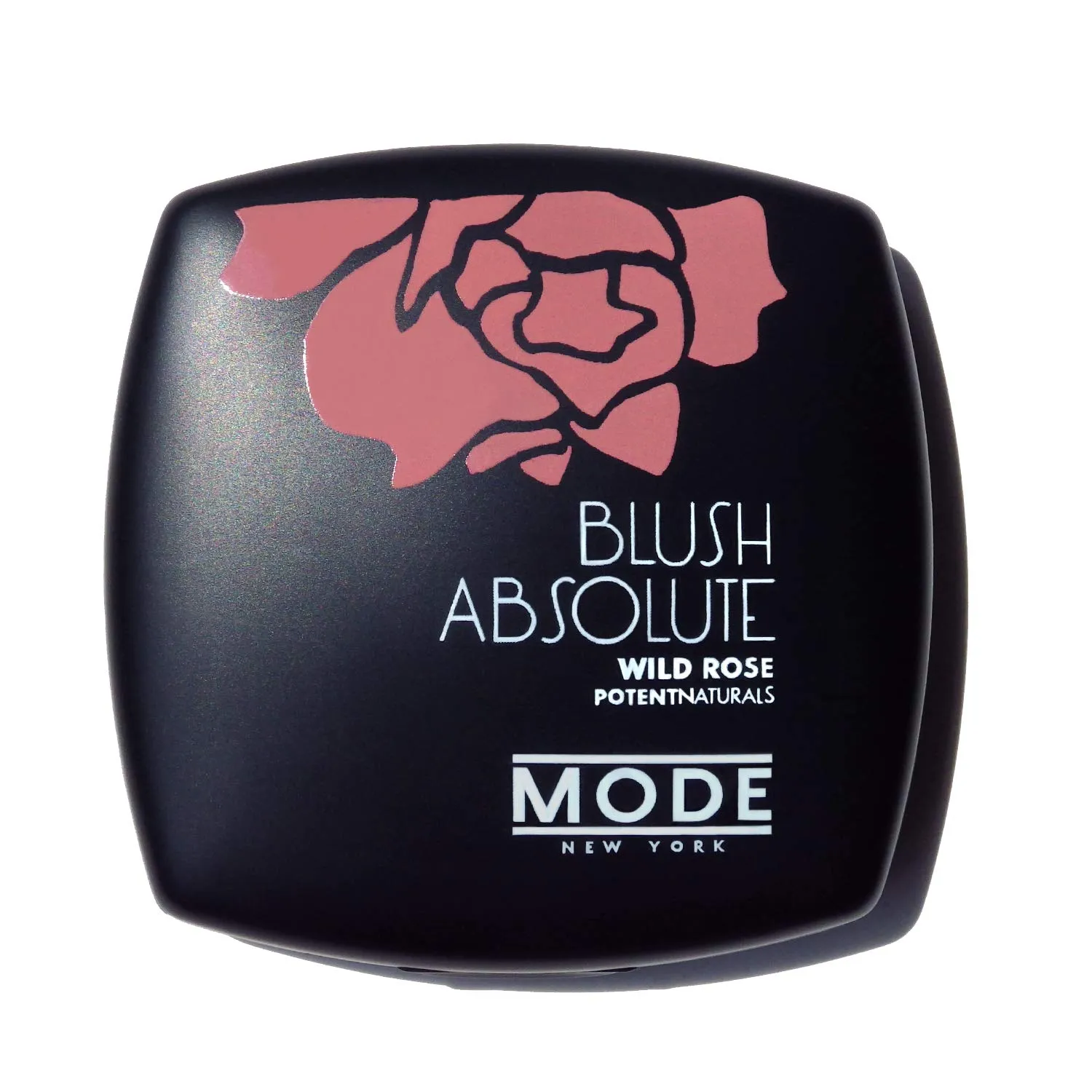 MODE Blush Absolute Ballerina Pink Long Lasting Vibrant Cheek Color, Stay True Buildable Full Coverage Natural Looking Powder Blusher, Smooth Nourishing Wild Rose Skincare, Mirror Case - Current Mood