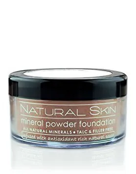 MODE Natural Skin Mineral Powder Foundation Medium Dark Mocha - Shade 219 - Breathable Full Coverage Loose Makeup, Smooth Flawless Matte Finish, Nourishing Cocoa Skincare, Vegan