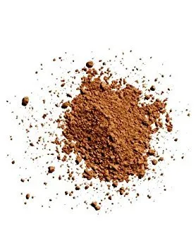 MODE Natural Skin Mineral Powder Foundation Medium Dark Warm - Shade 218 - Breathable Full Coverage Loose Makeup, Smooth Flawless Matte Finish, Nourishing Cocoa Skincare, Vegan