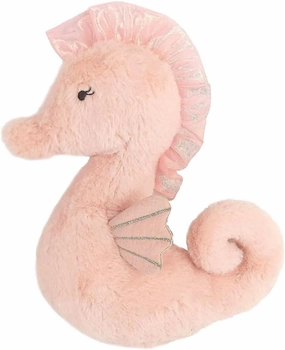 MON AMI Saby The Seahorse Stuffed Animal Plush Toy - 12", Soft Stuffed Toy Animal for Little Girls/Boys, Baby, Toddlers & pre-School Kids, Nursery Decor, Pink