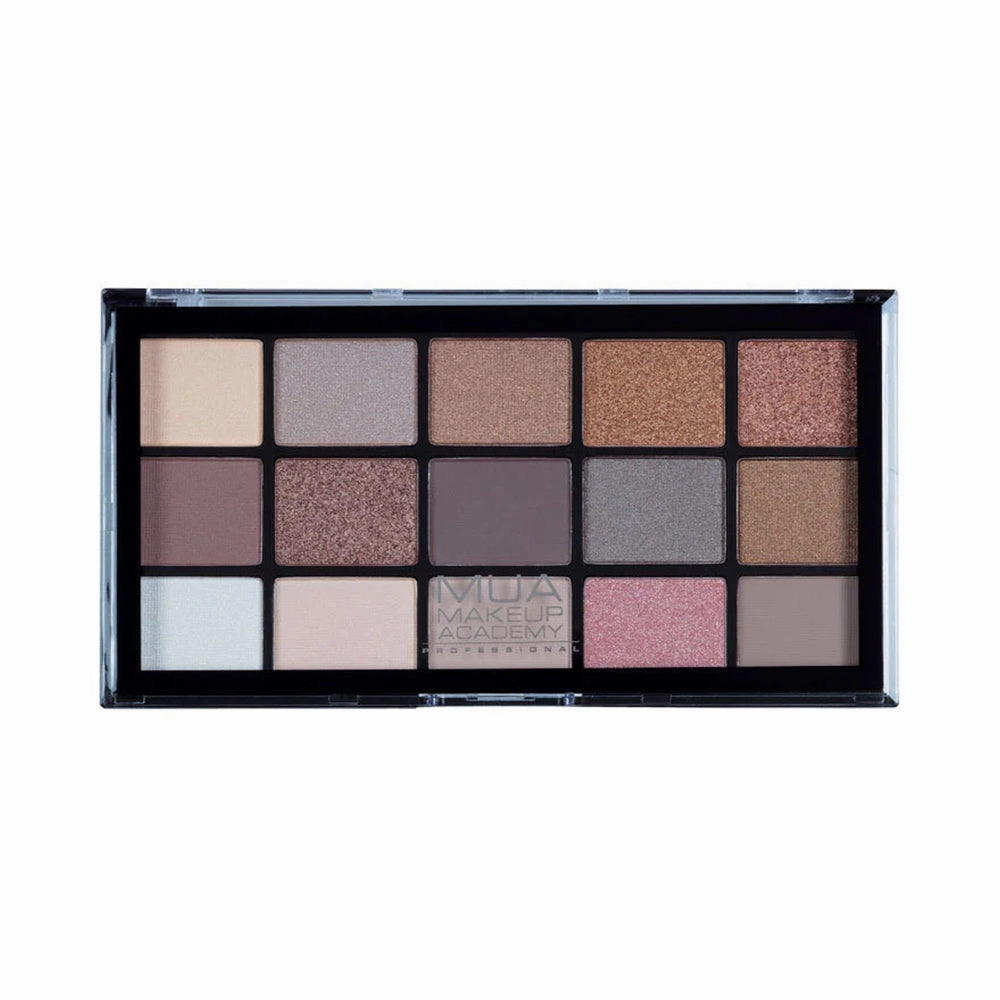 MUA 15 Shade Eyeshadow Palette Heavenly Neutral