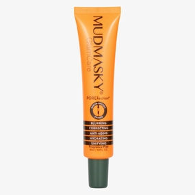 Mudmasky GlamCare POREfection Serum-Infused Primer - 30ml - Minimizes Pores Instantly - Hydrating Makeup Base - Nourishing Skin Care - Flawless Beauty with Long-Lasting Smooth Finish - Made in France