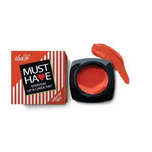 Must Have Everyday Lip & Cheek Tint - All Time Pink, 8g | Enriched with Vitamin E and Rosehip Oil | Light Creamy Texture (Hint of Red, 8GM)