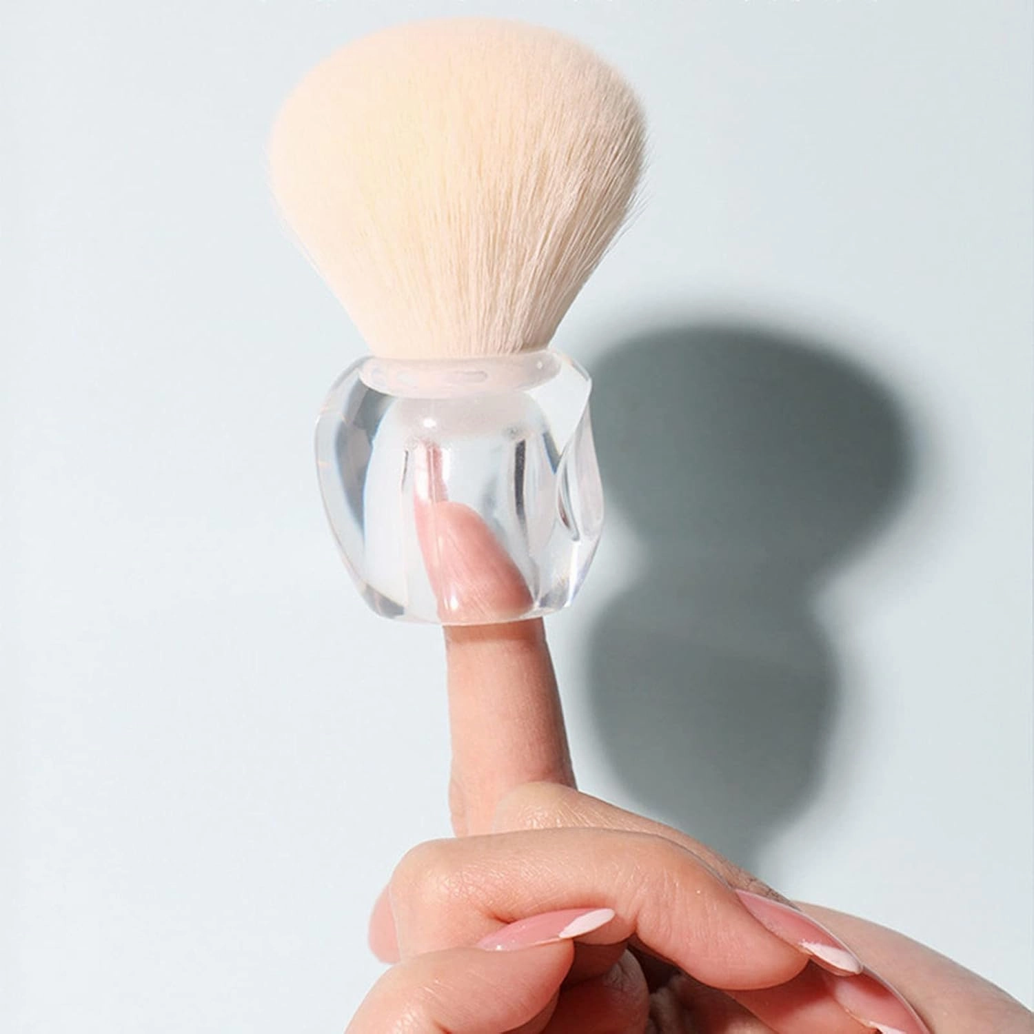 Nail Loose Powder Brush Single Loose Powder Brush Dust Beauty Makeup Makeup Brush Hand Beauty Tools Haircut Brush(Green)