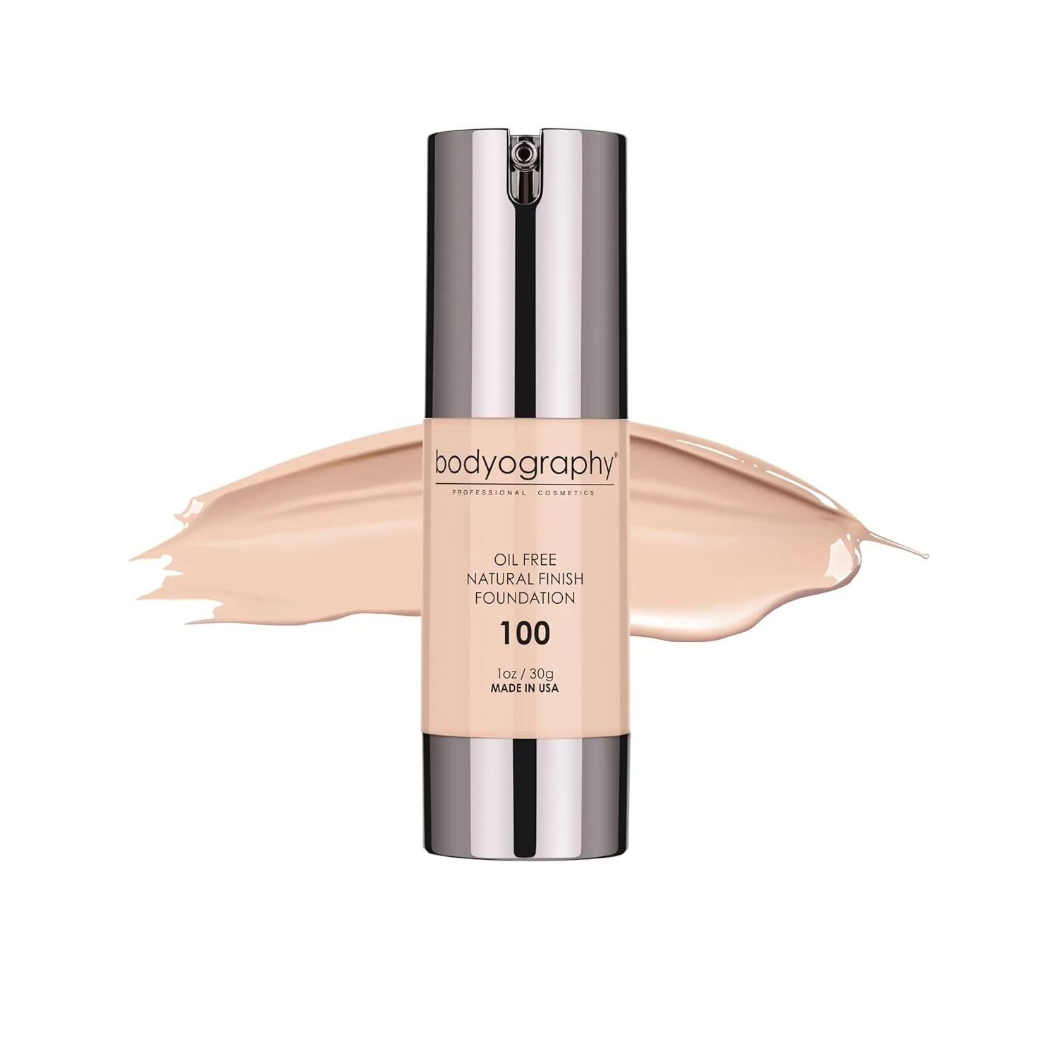 Natural Finish Foundation - 100 Light Neutral by Bodyography for Women - 1 oz Foundation