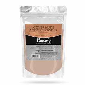 Nena's Superior Sculpting Powder Professional Acrylic Nail System Clear Blush Pink Medium Pink 16 oz 460 g (Cover NUDE)