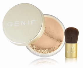 NUTRATANICALS Antioxidant Foundation Fairly Light, 8 gm & Small Kabuki Brush