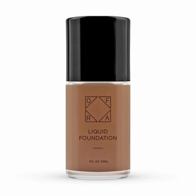 OFRA Liquid Foundation with Spatula - Long-Lasting, Dewy, Lightweight, and Buildable Full Coverage Foundation Makeup - 1oz/30ml - Toffee, a Deep Shade with Neutral Undertones