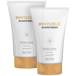 oIay Invisible Facial Sunscreen SPF 35 (2-Pack) 1.7 fl oz Each Sheer Matte Finish Primer with Vitamins C and E Aloe Broad Spectrum UVA UVB Protection