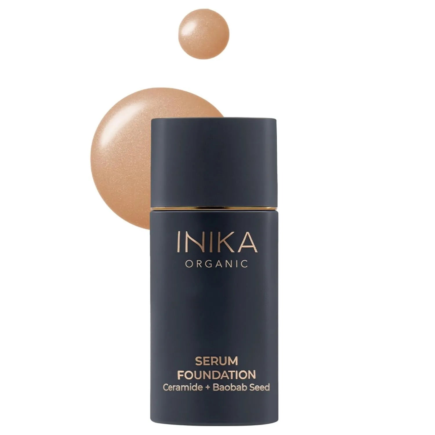 Organic Serum Foundation | Vegan, Buildable Coverage, Weightless Second Skin Feel, Transfer Proof with Skincare Ingredients in Sustainable Packaging. Fearless 25ml