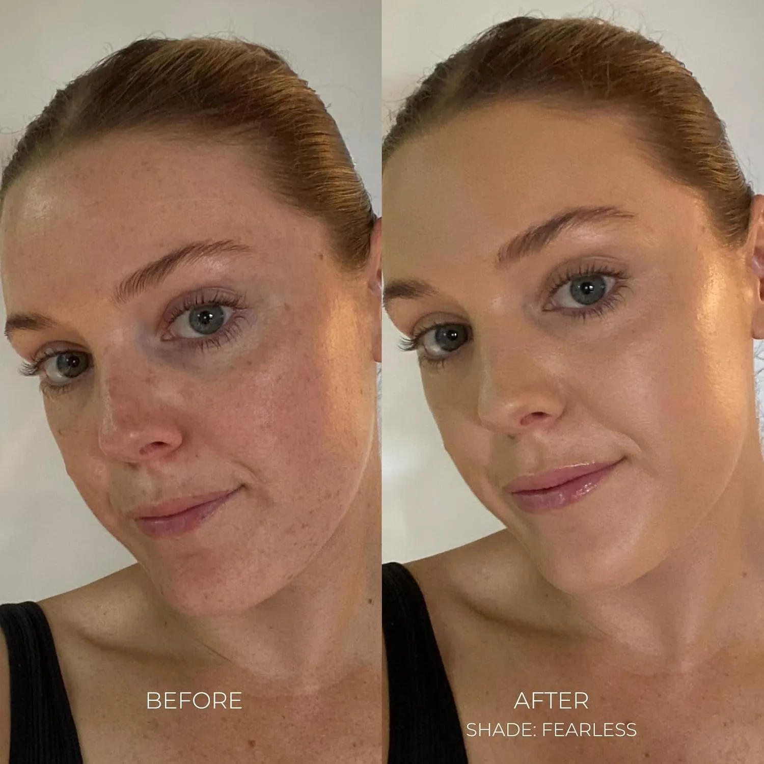Organic Serum Foundation | Vegan, Buildable Coverage, Weightless Second Skin Feel, Transfer Proof with Skincare Ingredients in Sustainable Packaging. Fearless 25ml