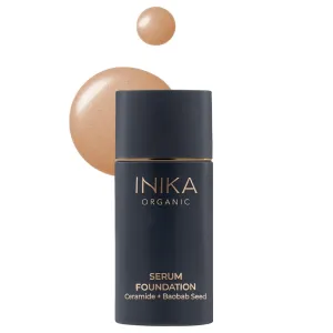 Organic Serum Foundation | Vegan, Buildable Coverage, Weightless Second Skin Feel, Transfer Proof with Skincare Ingredients in Sustainable Packaging. Fearless 25ml