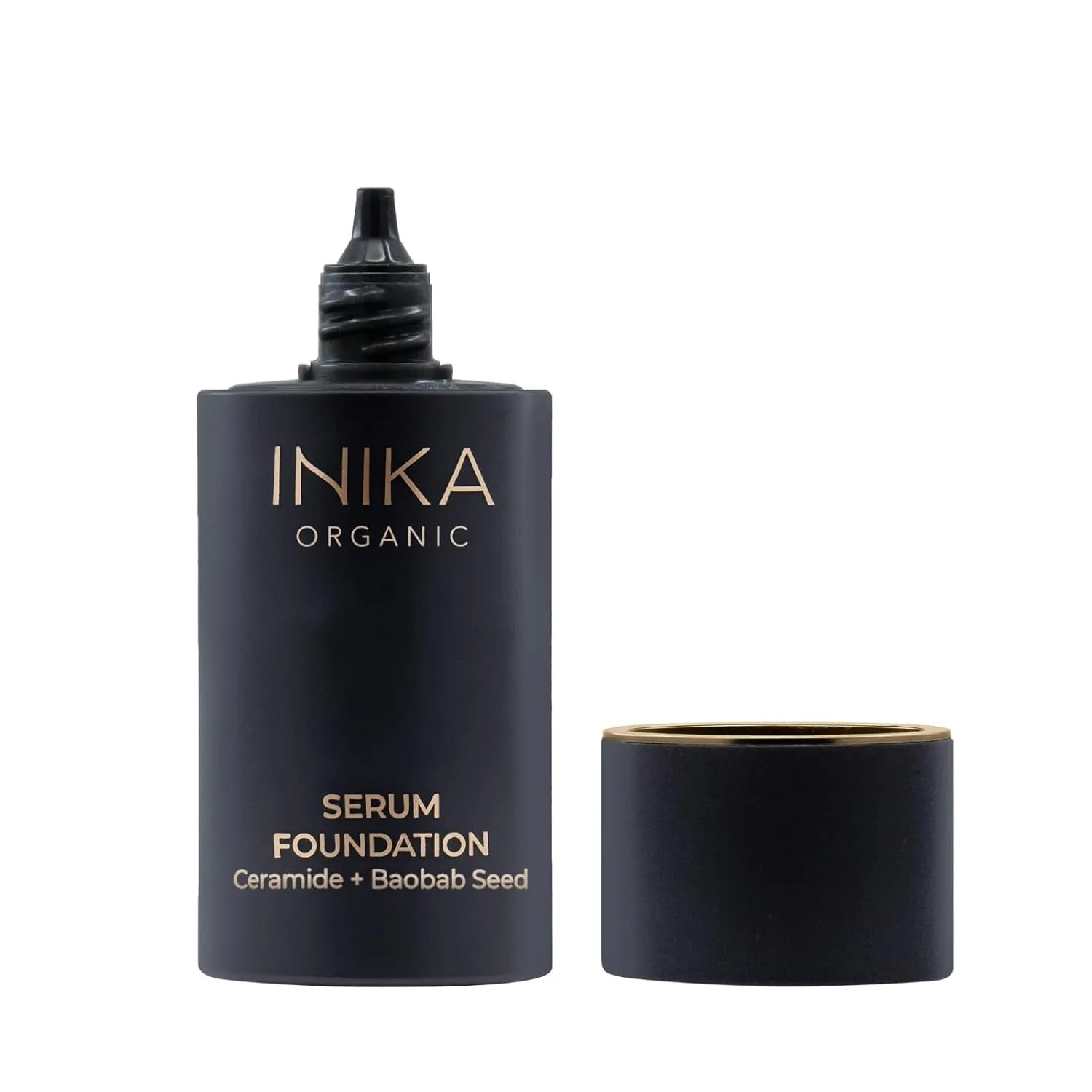 Organic Serum Foundation | Vegan, Buildable Coverage, Weightless Second Skin Feel, Transfer Proof with Skincare Ingredients in Sustainable Packaging. Fearless 25ml