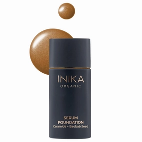Organic Serum Foundation | Vegan, Buildable Coverage, Weightless Second Skin Feel, Transfer Proof with Skincare Ingredients in Sustainable Packaging. Radiant 25ml