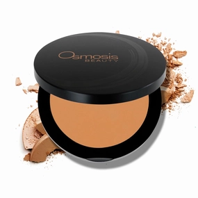 Osmosis Mineral Pressed Base Foundation, Lightweight Powder Makeup, Medium To Full Coverage, Matte Finish, 8 Shades
