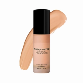 P.ilgr.im Medium Natural Almond Serum Liquid Foundation, Matte & Poreless,30 ml |Foundation for face make up infused |Water-Resistant,All Day Coverage|All SkinTypes