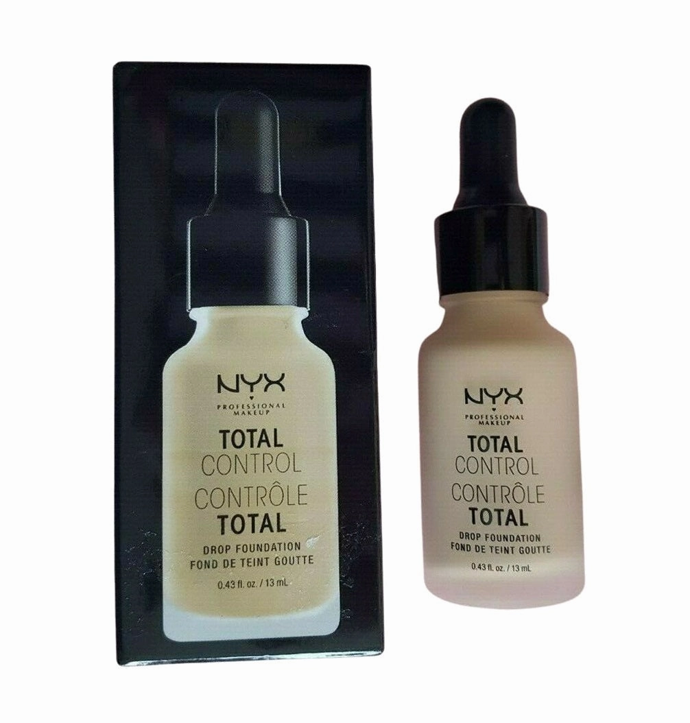 Pack of 2 NYX Total Control Drop Foundation, Buff # TCDF10