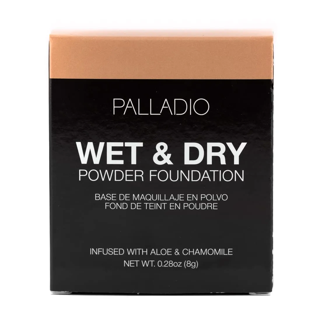 Palladio Dual Wet and Dry Foundation with sponge and Mirror, Squalane Infused, Apply Wet for Maximum Coverage or Dry for Light Finishing and Touchup, Minimizes Fine Line, All day Wear, Natural Clary