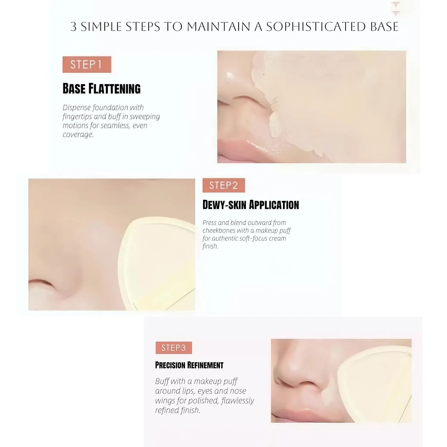 Passional Lover Foundation Creamv Vel-Vet Fundation for Sports Fitness and Other Places (#01-Ivory, normal)