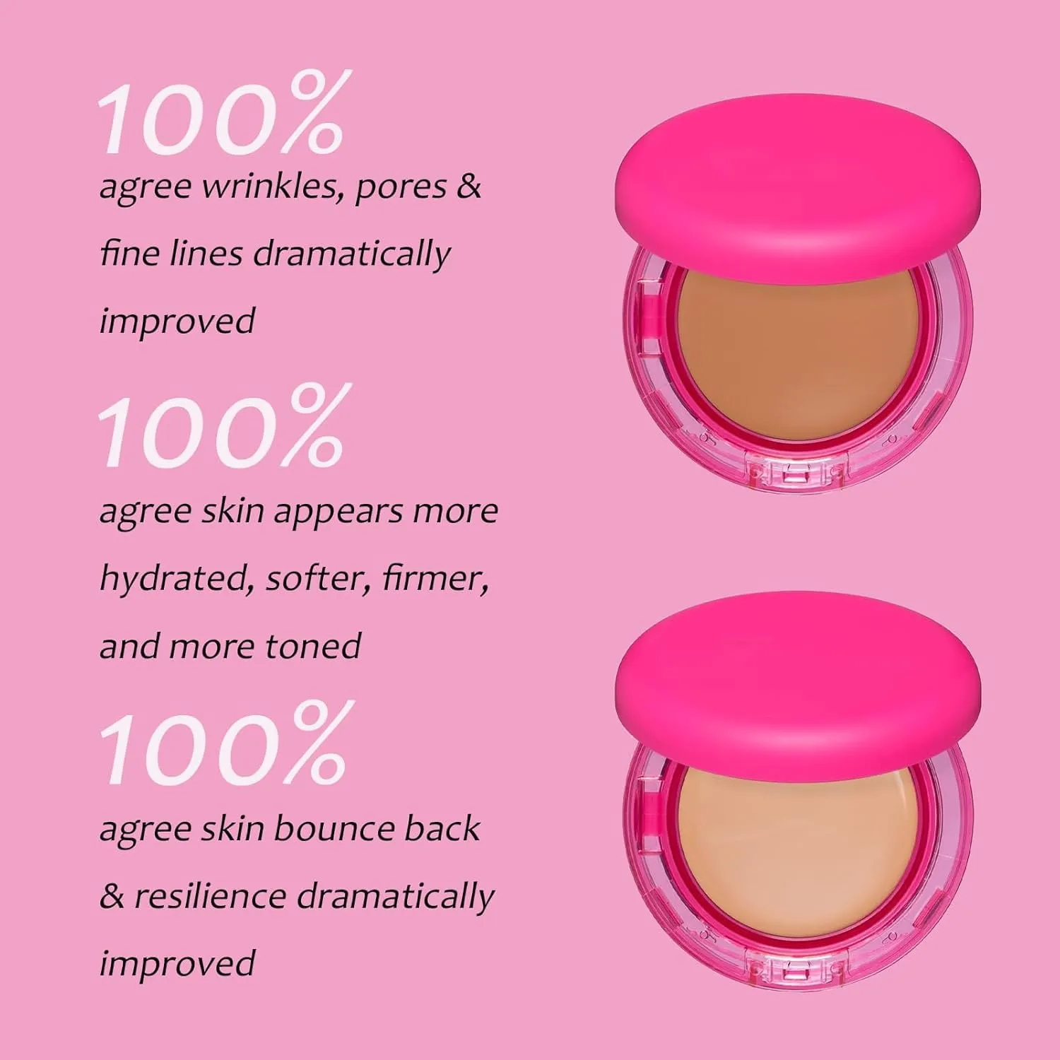 Peptide Bouncees Foundation, Age Defying Foundation for Mature Skin, All Skin Types, Medium Buildable Coverage (Fair Light, ounce)