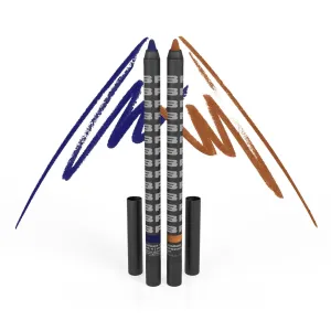 Perfect Collab Eyeliner Duo | Navy   Bronze | Creamy, Easy-Glide | Ultra-Pigmented Wax Pencils | No Budge Eye Pencil (0.03 oz)