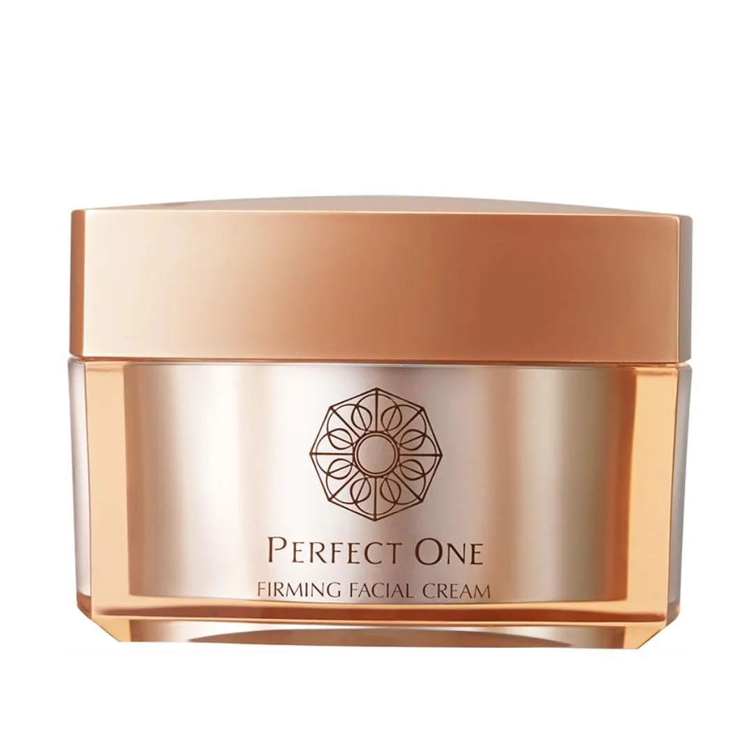 Perfect One Firming Facial Cream with Niacinamide, Collagen, and Hyaluronic Acid – Daily Anti-Aging Cream – 5-in-1: Serum, Moisturizer, Eye Cream, Primer, and Mask for All Skin Types – 1.76 oz