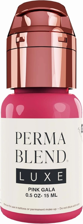 Perma Blend Luxe - Pink Gala - Vegan Lip Tattoo Ink - Cool Microblading Pigment with Medium-High Opacity and Neutral Undertone - Lip Blush & Permanent Makeup - Cruelty-Free (0.5 oz)