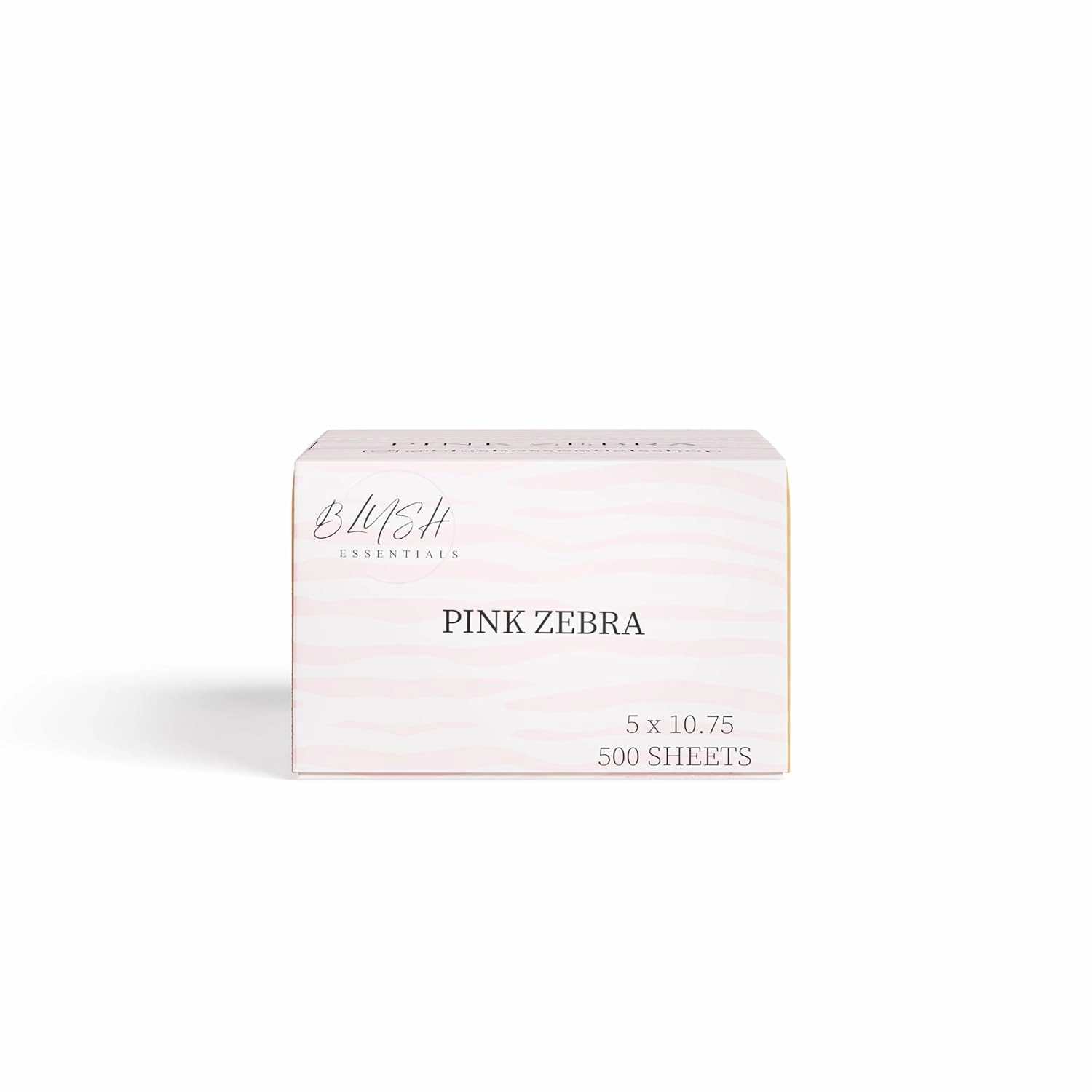 Pink Zebra Hair Salon Aluminum Foils - 500 Sheets, 5in x 10.75in - Tin Foil for Highlighting, Balayage, and Hair Color, Cute Hair Foils