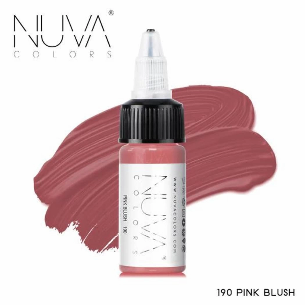 PMU Lip Pigment, Customizable, Cool Undertone for Lip Blushing & More, Vegan, Made in USA (Pink Blush)