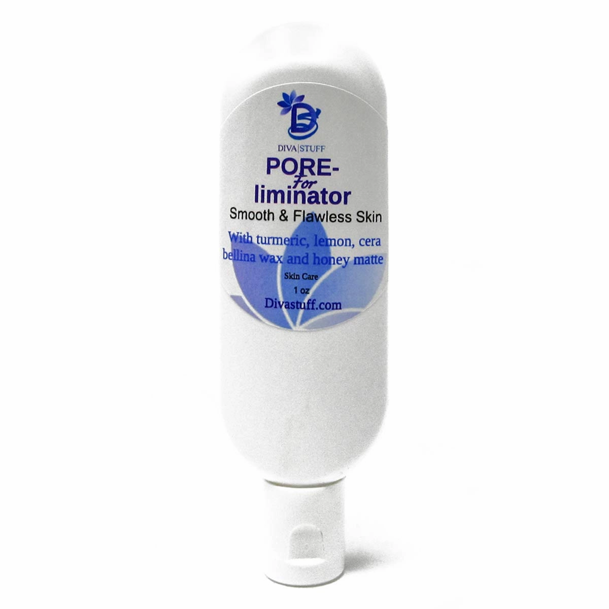 Pore-liminator For Smooth & Flawless Skin, Diva Stuff Pore Minimizing Primer Promotes a Shine Free Face, Wear Alone or Under Make Up, 1oz