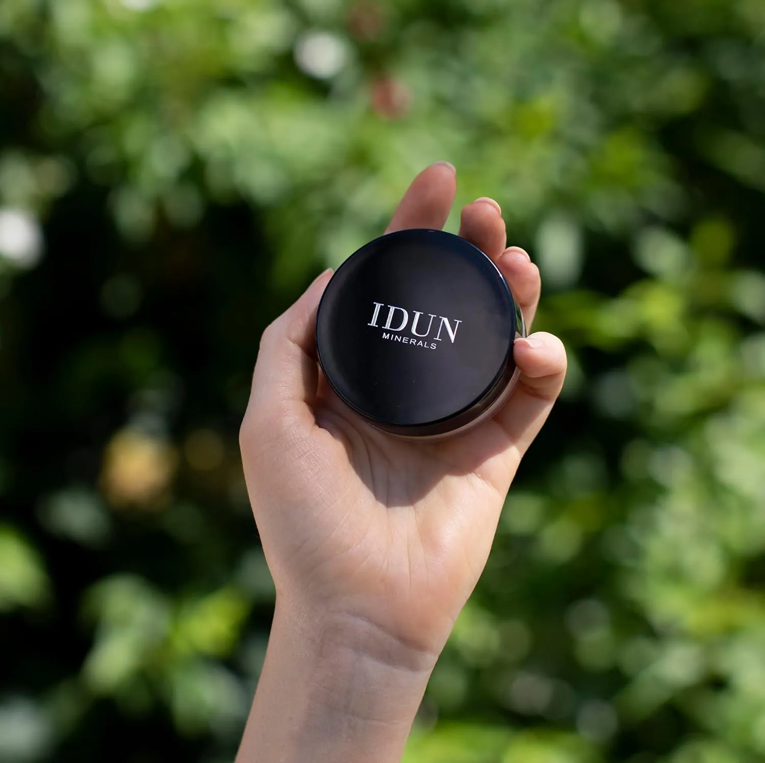 Powder Foundation Embla - Loose Powder, Medium/High Coverage - Moisturizing Creamy Texture - Purified Minerals, SPF 15, Water Resistant, Safe for Sensitive Skin - Med/Dark Warm, 0.25 oz