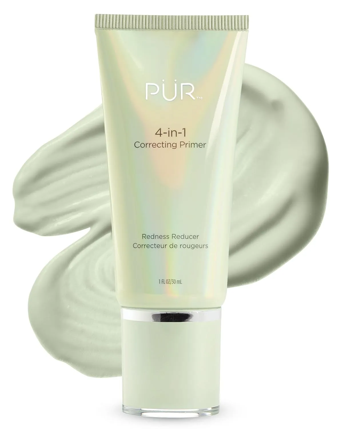 PÜR Beauty 4-in-1 Correcting Primer, Pore Reducer, Makeup Primer, Redness Reducer, Cruelty-Free, Lightweight Formula, Vegan Friendly