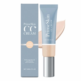 Primal Skin Cc Cream for Older Women, Cc Cream Liquid Foundation, Moisturizing, Non-sticky, 1.8 fl oz/30ml(Ivory White, S)