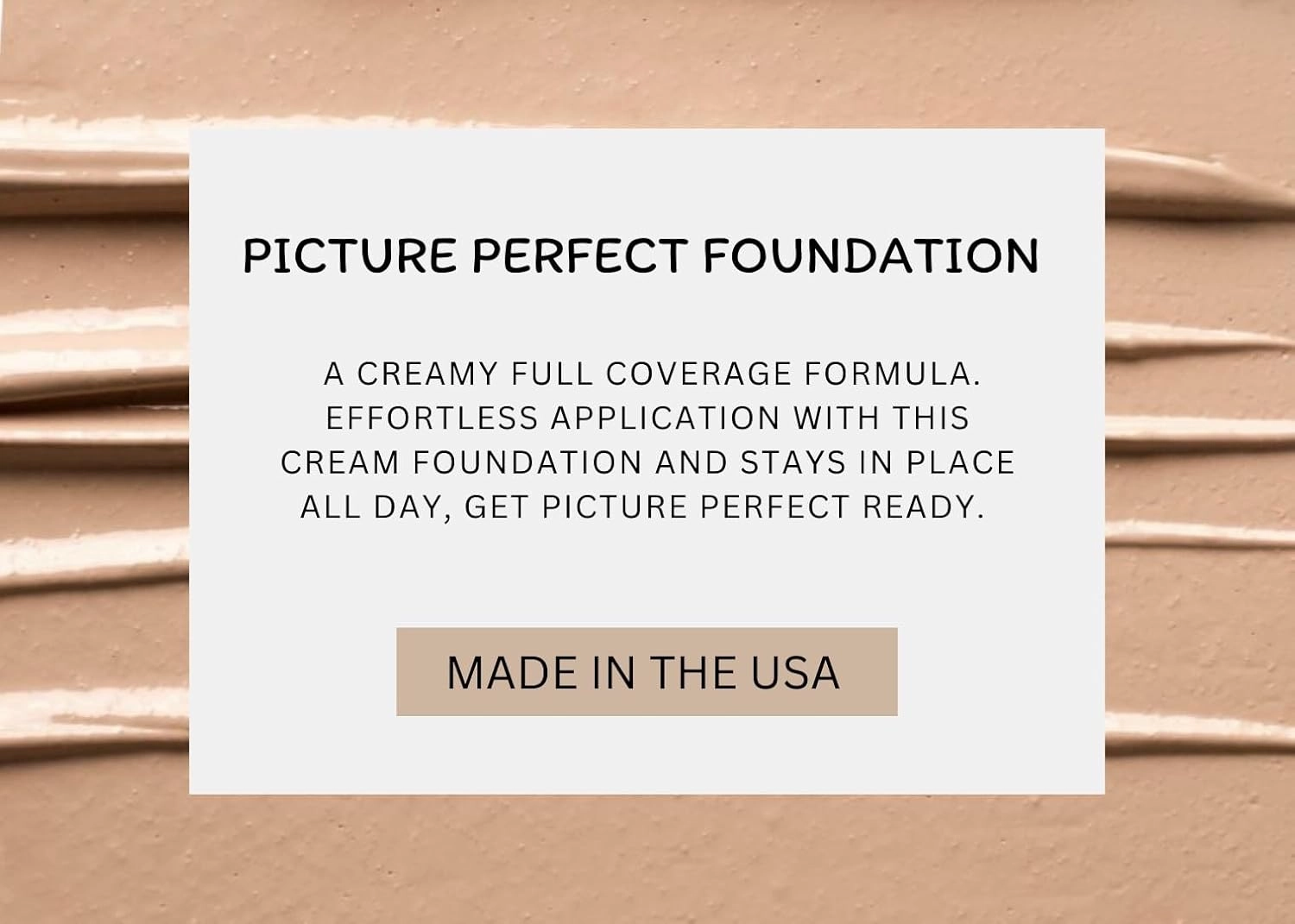 PRIMROSE PICTURE PERFECT FOUNDATION, Medium to Full Coverage with Flawless Finish, Paraben Free, Cruelty Free, Made in the USA. 0.42 oz/12 g (Virtual Olive)