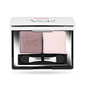 Pupa Milano Vamp! Eyeshadow Compact Duo 003 Soft Mauve - Light, Smooth, Blendable, Cream Compact Shadow - Stunning, Colorful, Pigmented Shade - Paraben-Free Formula - 0.078 oz